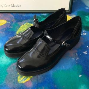 Mary Janes with adjustable buckle strap